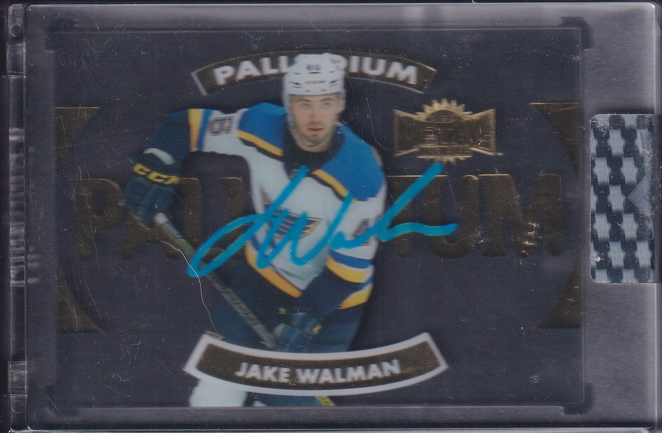 JAKE WALMAN - 2019 Upper Deck Clear Cut Palladium Auto #T-JW