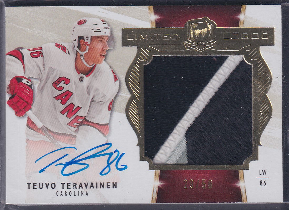 TEUVO TERAVAINEN - 2019 The Cup Limited Logos #LL-TT, /50