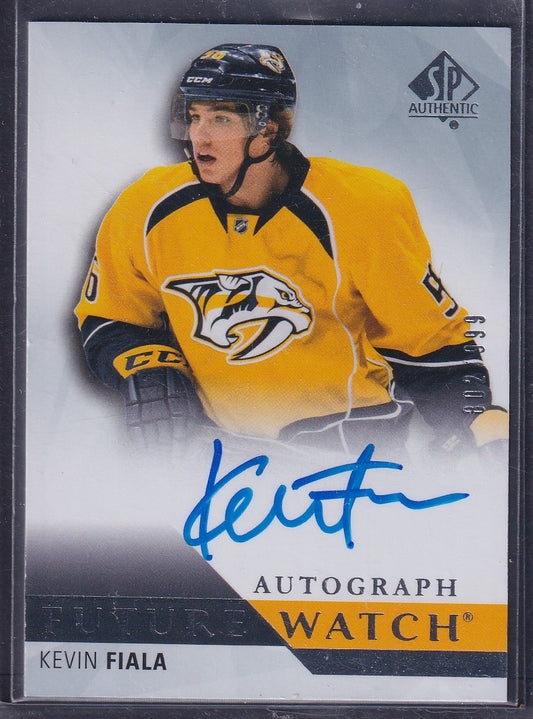 KEVIN FIALA - 2015 SP Authentic Future Watch Auto #237, /999