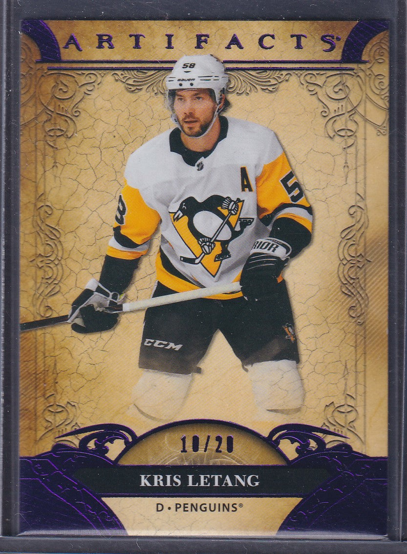 KRIS LETANG - 2020 Upper Deck Artifacts #15, /20