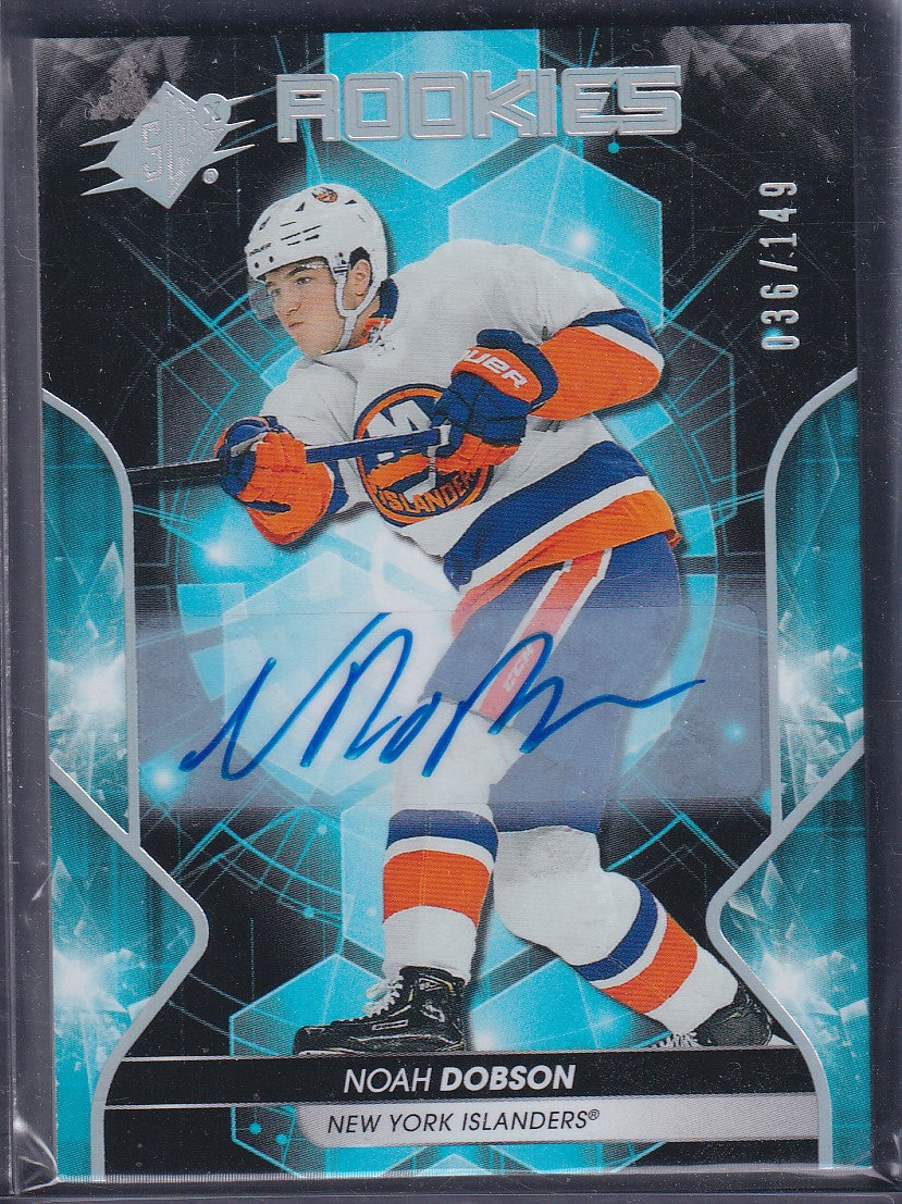 NOAH DOBSON - 2019 Upper Deck SPx Rookies Auto #56, /149