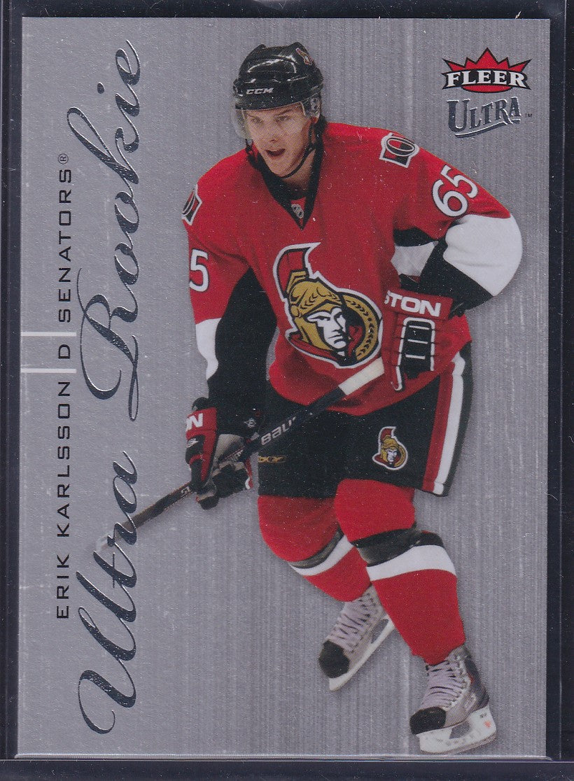 ERIK KARLSSON - 2009 Fleer Ultra Rookie #258