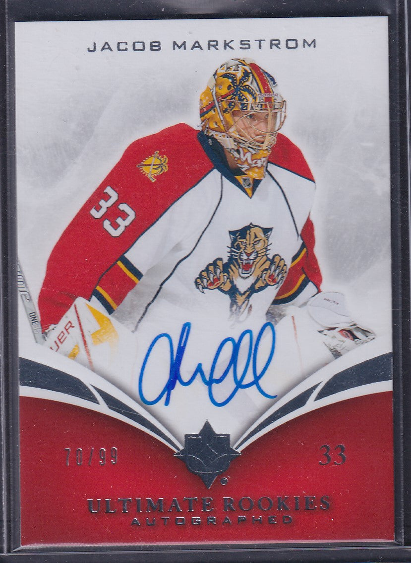JACOB MARKSTROM - 2010 Upper Deck Ultimate Rookies Auto #144, /99