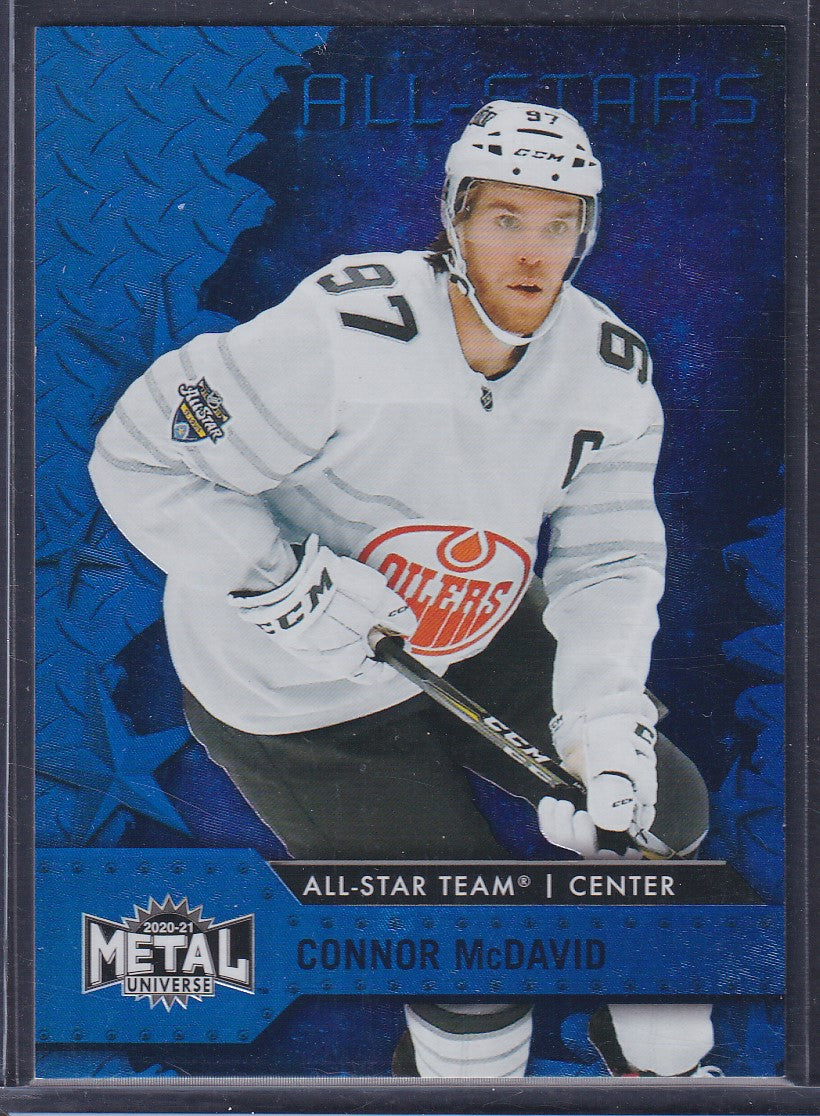 CONNOR MCDAVID - 2020 Metal Universe BLUE #192