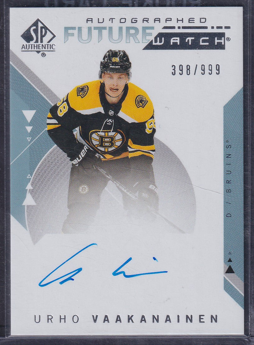 URHO VAAKANAINEN - 2018 SP Authentic Future Watch Auto #235, /999