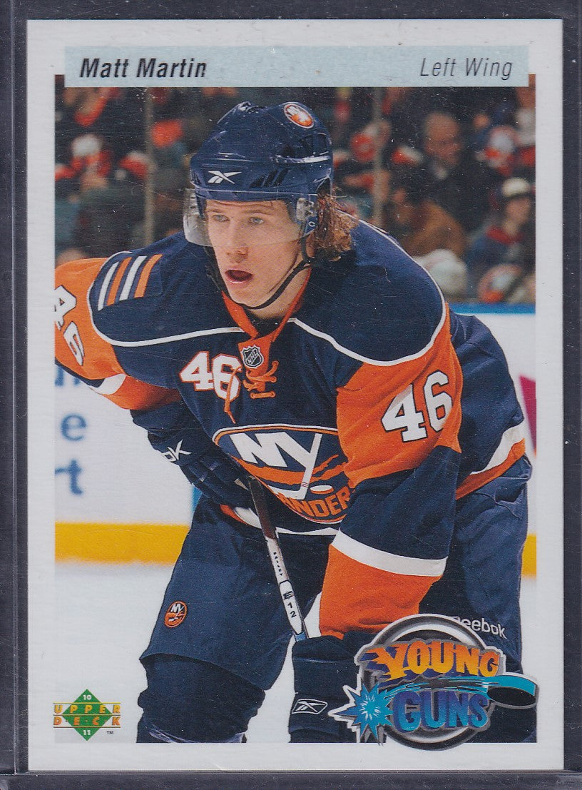 MATT MARTIN - 2009 Upper Deck Young Guns Retro #233
