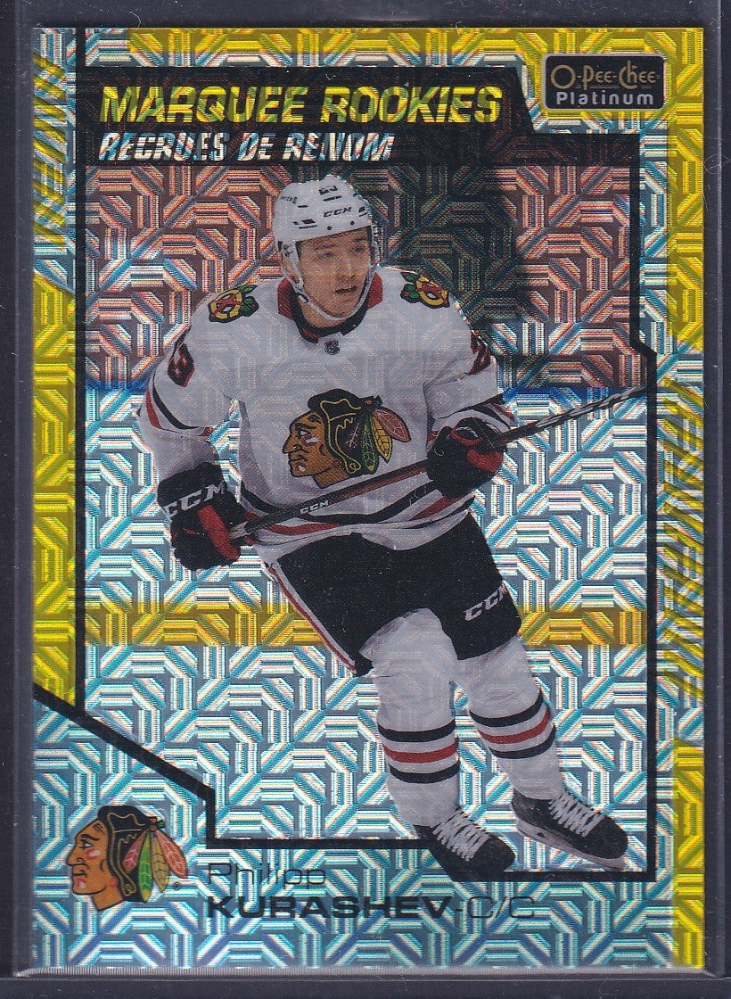 PHILIPP KURASHEV - 2020 O-Pee-Chee Platinum Rookie YELLOW TRAXX #164, /249