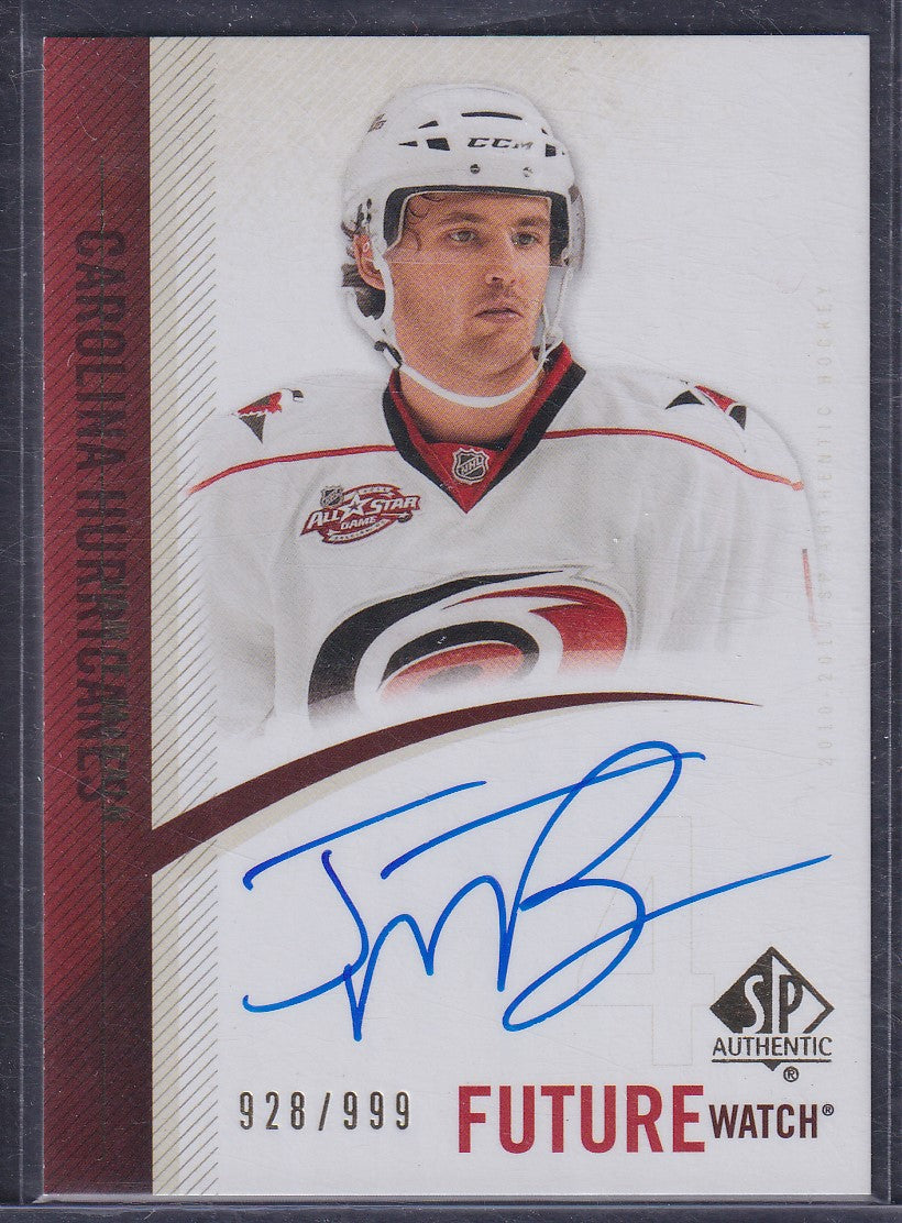 JAMIE MCBAIN - 2010 SP Authentic Future Watch Auto #296, /999