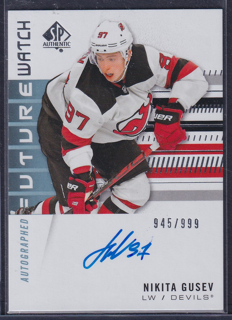 NIKITA GUSEV - 2019 SP Authentic Future Watch Auto #214, /999