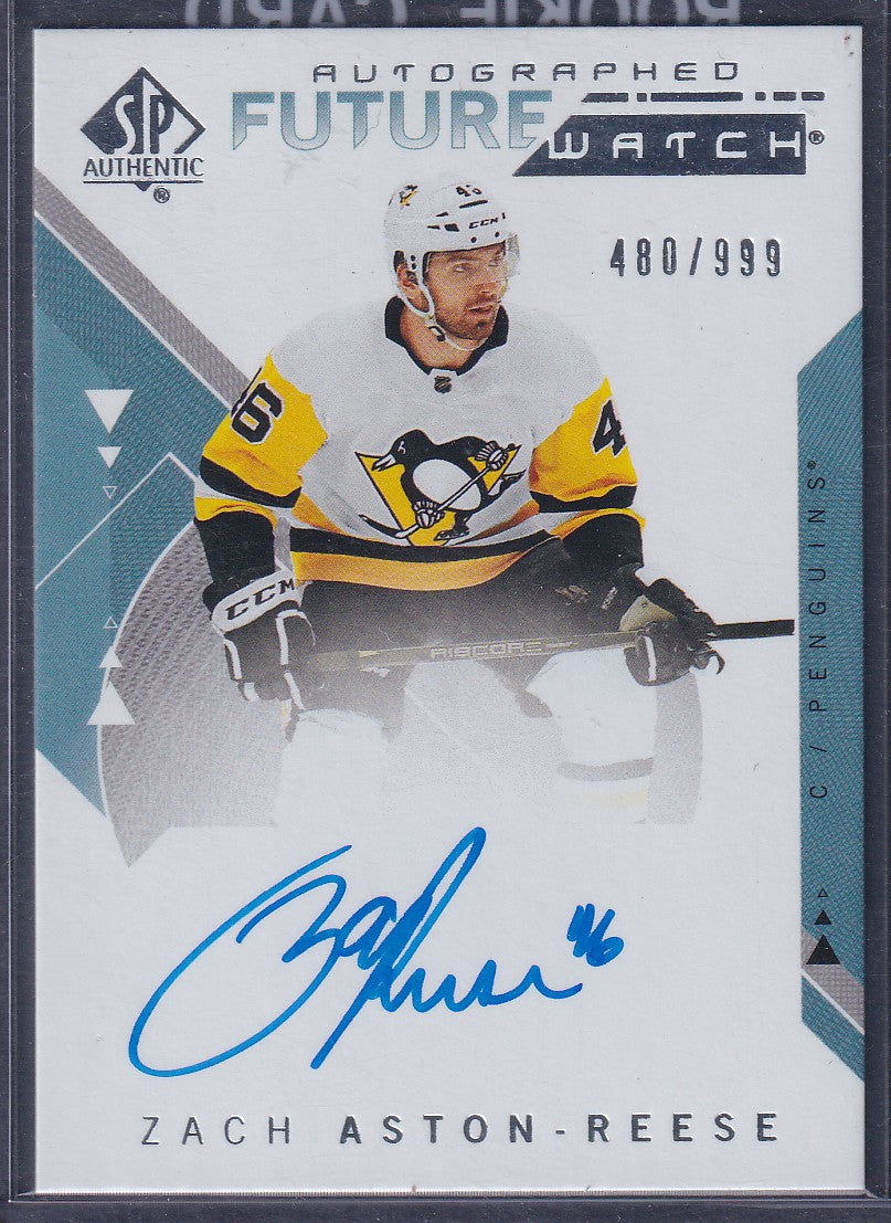 ZACH ASTON-REESE - 2018 SP Authentic Future Watch Auto #151, /999