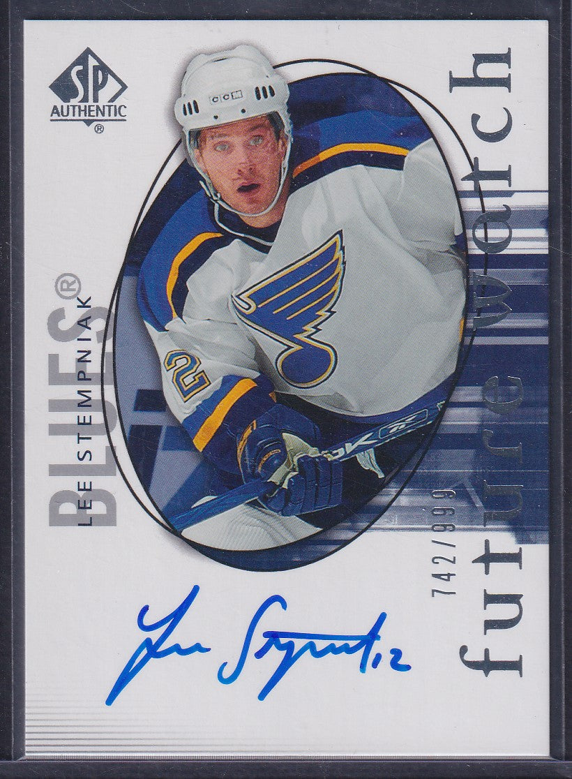LEE STEMPNIAK - 2005 SP Authentic Future Watch Auto #212, /999