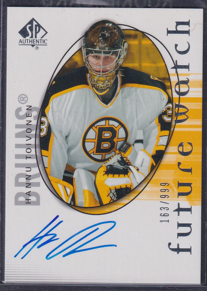 HANNU TOIVONEN - 2005 SP Authentic Future Watch Auto #135, /999