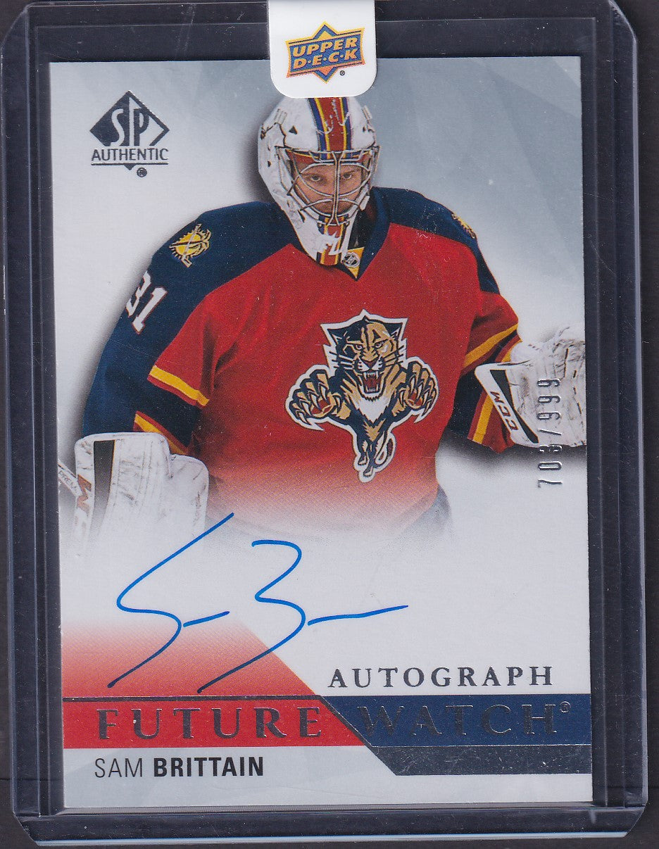 SAM BRITTAIN - 2015 SP Authentic Future Watch Auto #264, /999
