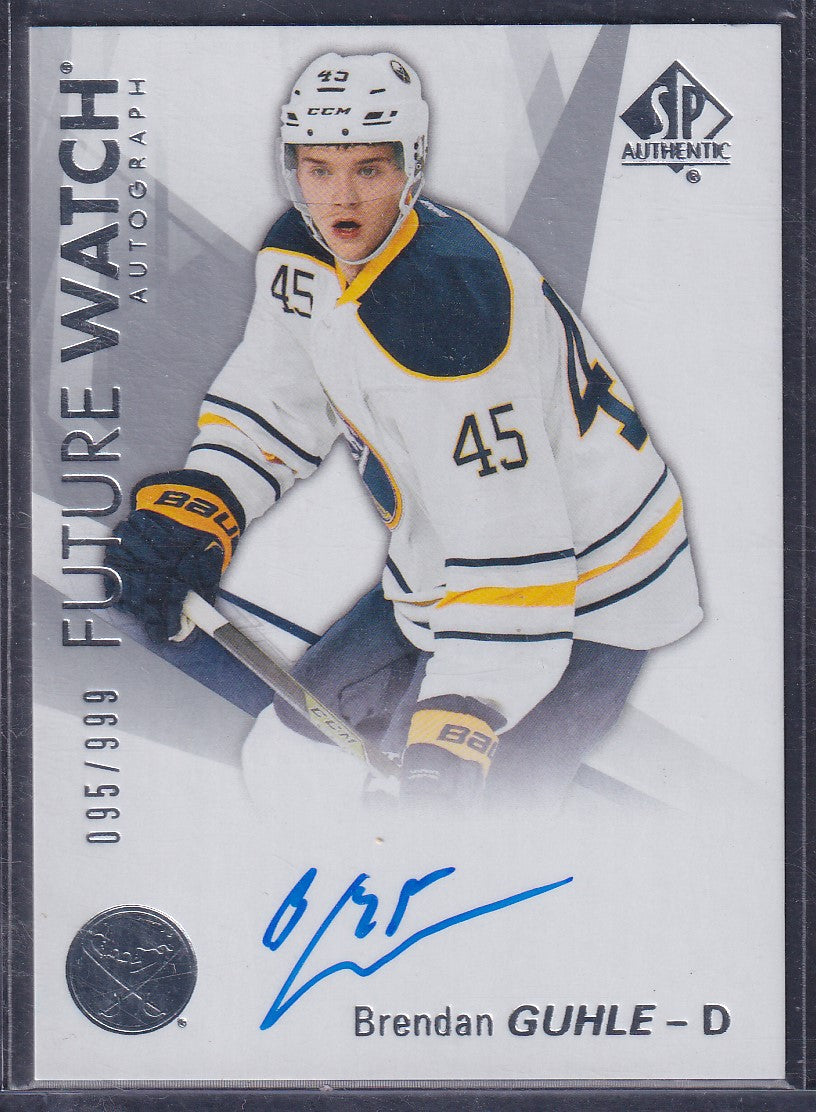 BRENDAN GUHLE - 2016 SP Authentic Future Watch Auto #188, /999