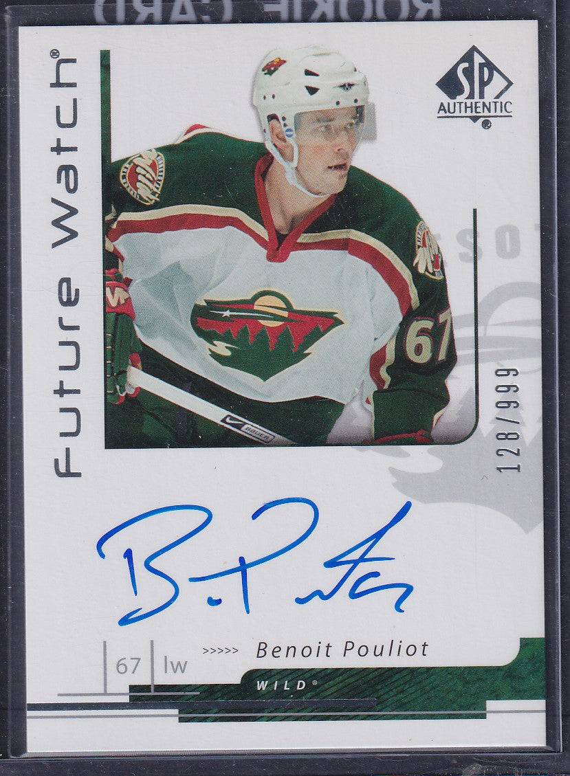 BENOIT POULIOT - 2006 SP Authentic Future Watch Auto #194, /999