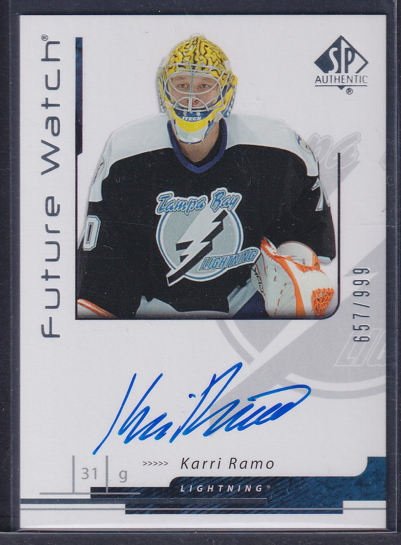 KARRI RAMO - 2006 SP Authentic Future Watch Auto #175, /999