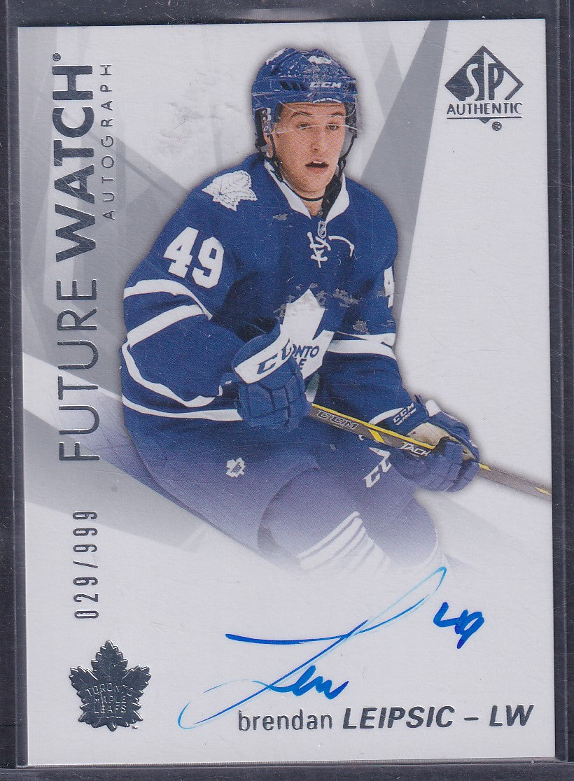 BRENDAN LEIPSIC - 2016 SP Authentic Future Watch Auto #141, /999