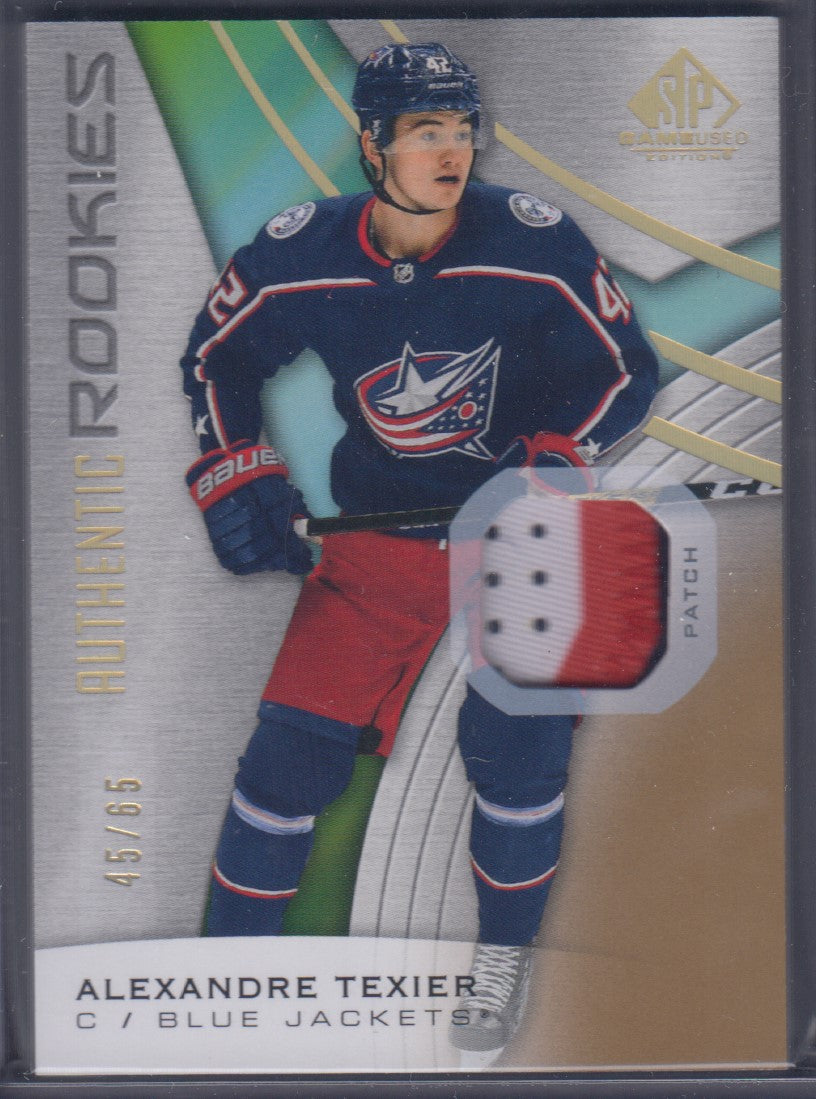 ALEXANDRE TEXIER, 2019 SP Authentic Rookies Patch #144, /65