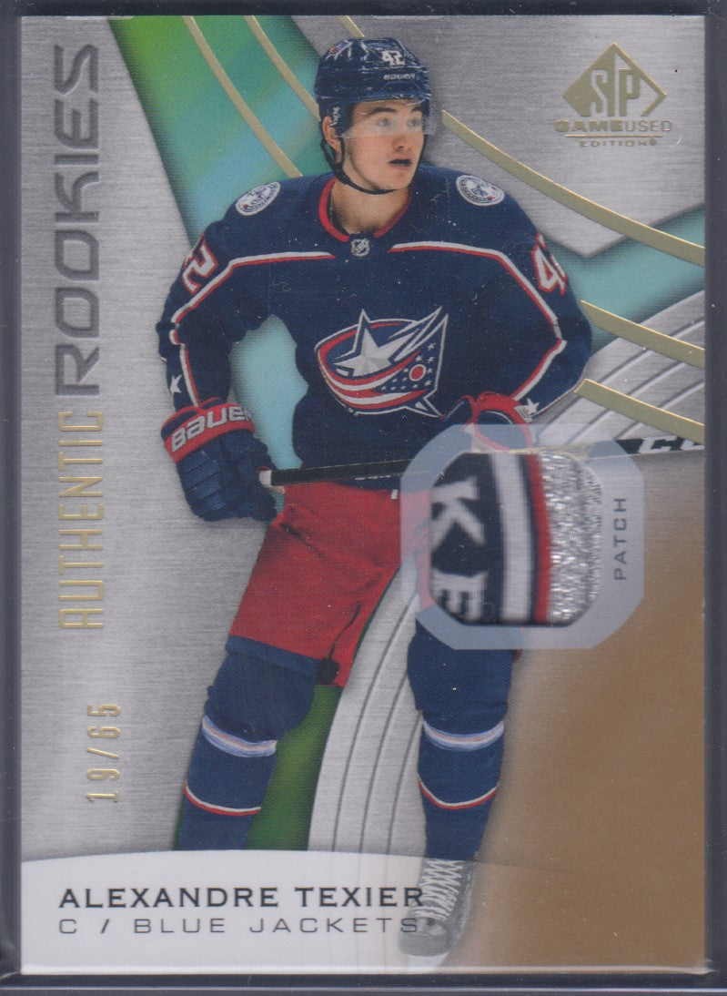 ALEXANDRE TEXIER, 2019 SP Authentic Rookies Patch #144, /65