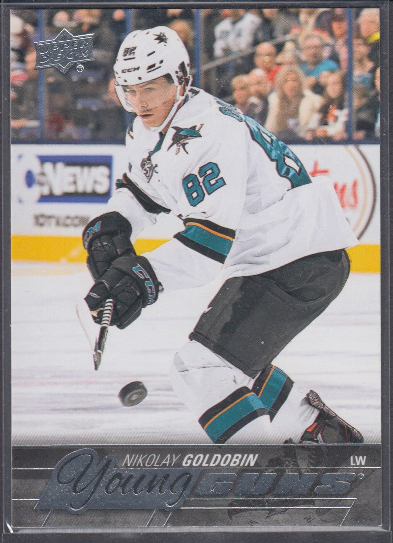 NIKOLAY GOLDOBIN - 2015 Upper Deck Young Guns #453
