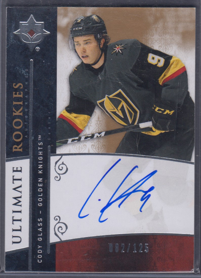 CODY GLASS, 2019 Ultimate Rookies Auto #RRA-CG, /125