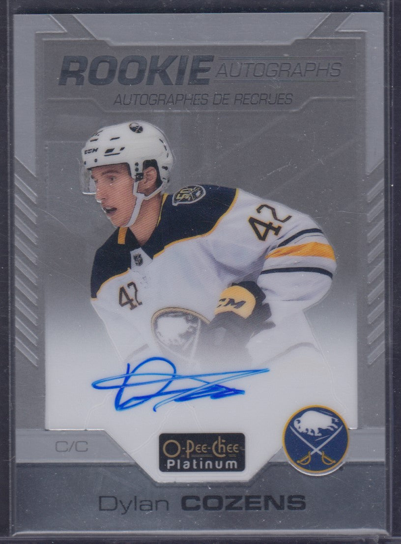 DYLAN COZENS, 2020 O-Pee-Chee Platinum Rookie Autographs #R-DC