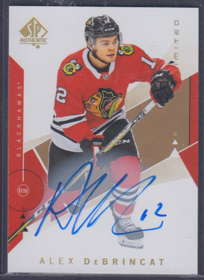 ALEX DeBRINCAT, 2018 SP Limited Auto #72