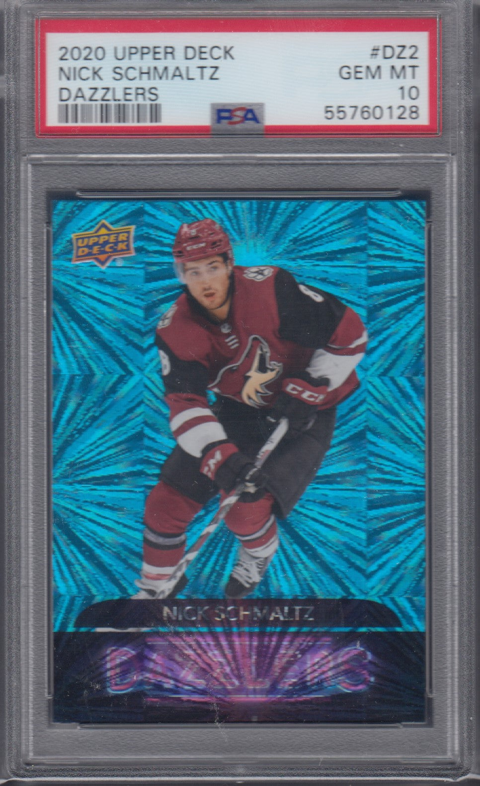 NICK SCHMALTZ, 2020 Upper Deck Dazzlers #DZ2, PSA 10