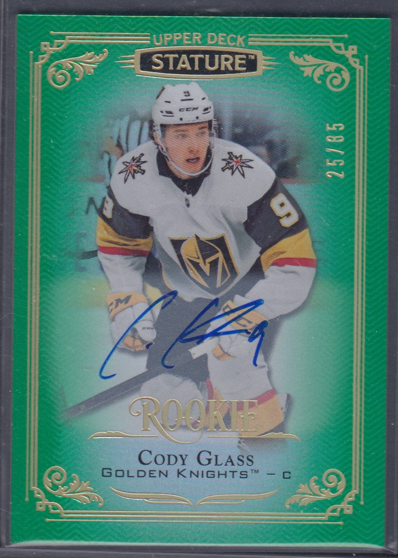 CODY GLASS, 2019 Stature Rookie Auto #200, /85