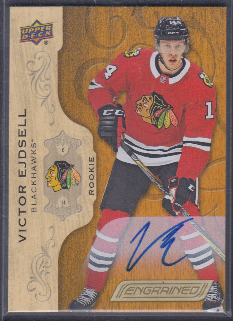 VICTOR EJDSELL, 2018 Engrained Rookie Auto #77