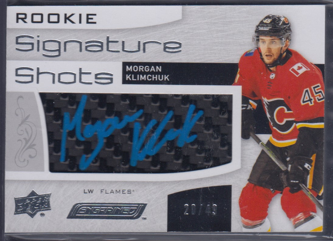 MORGAN KLIMCHUK, 2018 Rookie Signature Shots, Auto /49