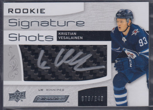 KRISTIAN VESALAINEN, 2018 Rookie Signature Shots Auto, /249