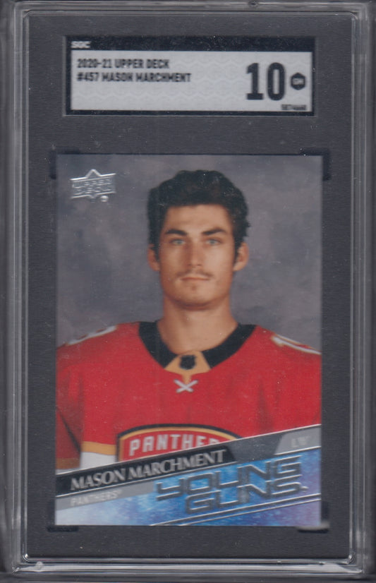MASON MARCHMENT, 2020 Upper Deck Young Guns, SGC 10