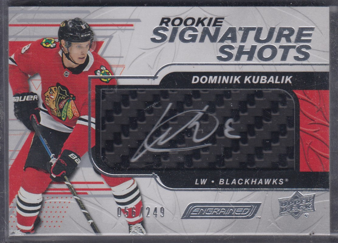 DOMINIK KUBALIK, 2019 Rookie Signature Shots Auto, #RSS-DK, /249
