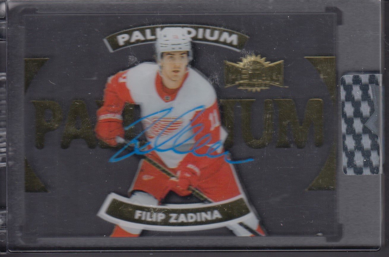 FILIP ZADINA, 2019 Upper Deck Palladium Clear Cut Auto, #T-FZ