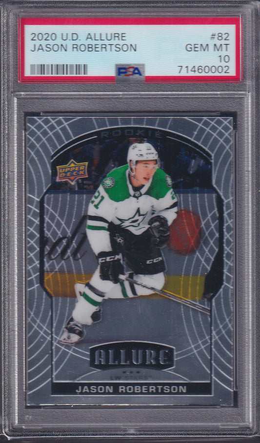 JASON ROBERTSON - 2020 Upper Deck Allure #82, PSA 10