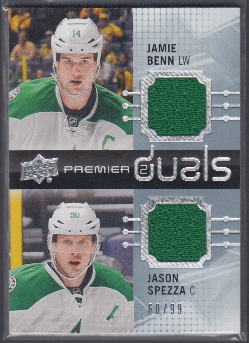 BENN/SPEZZA, 2016 Premier Duals Patch #PD2-BS, /99