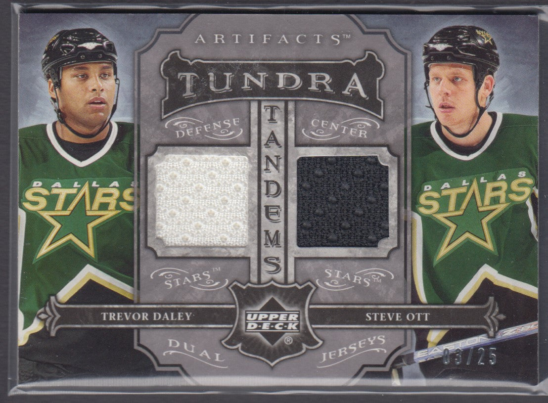 DALEY/OTT, 2006 Artifacts Tundra Tandems Patch #TT-DO, /25