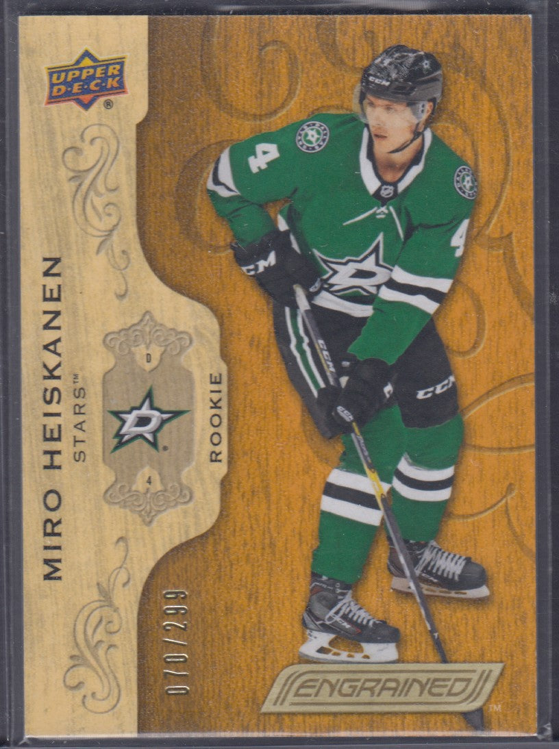 MIRO HEISKANEN, 2018 Engrained Rookie #85, /299