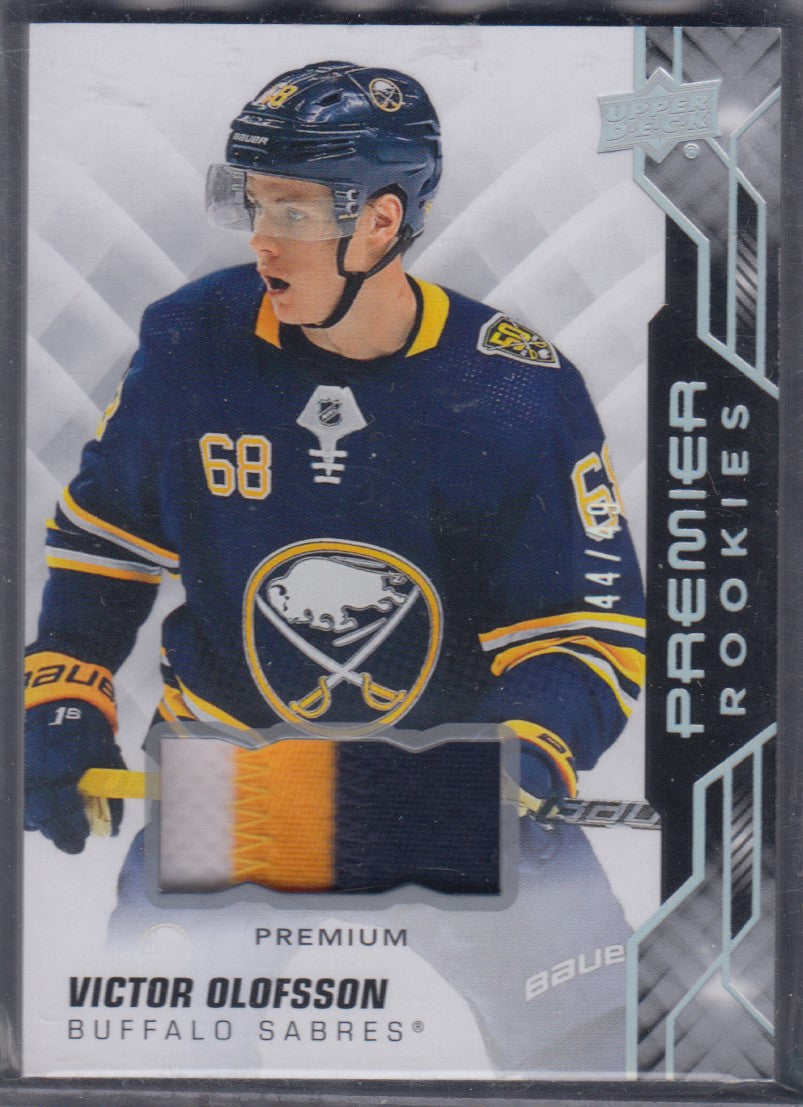 VICTOR OLOFSSON, 2019 Upper Deck Premier Rookies Patch #75, /49