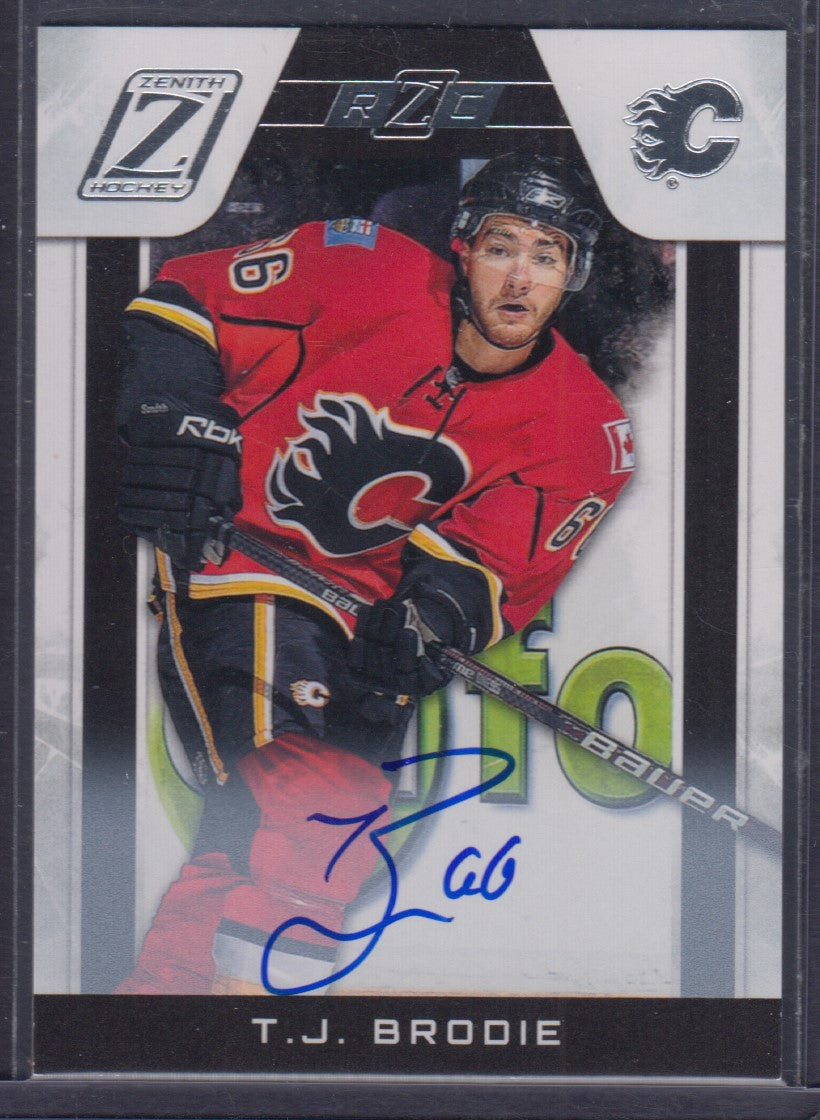 T.J. BRODIE, 2011 Panini Zenith #187, 192/999, Auto, /999