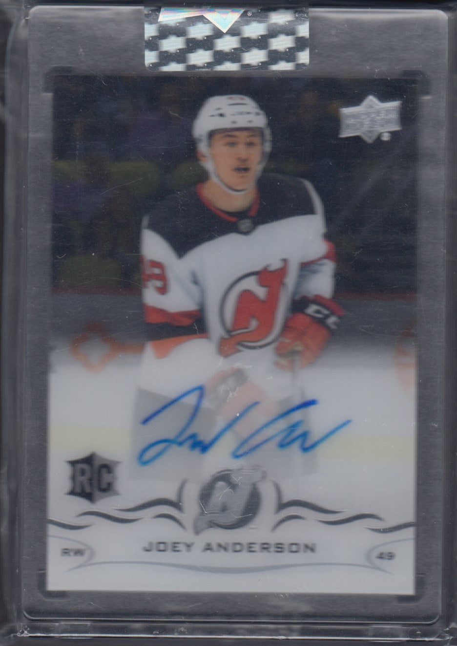 JOEY ANDERSON, 2018 UD Clear Cut Rookie #CCR-AN, Devils