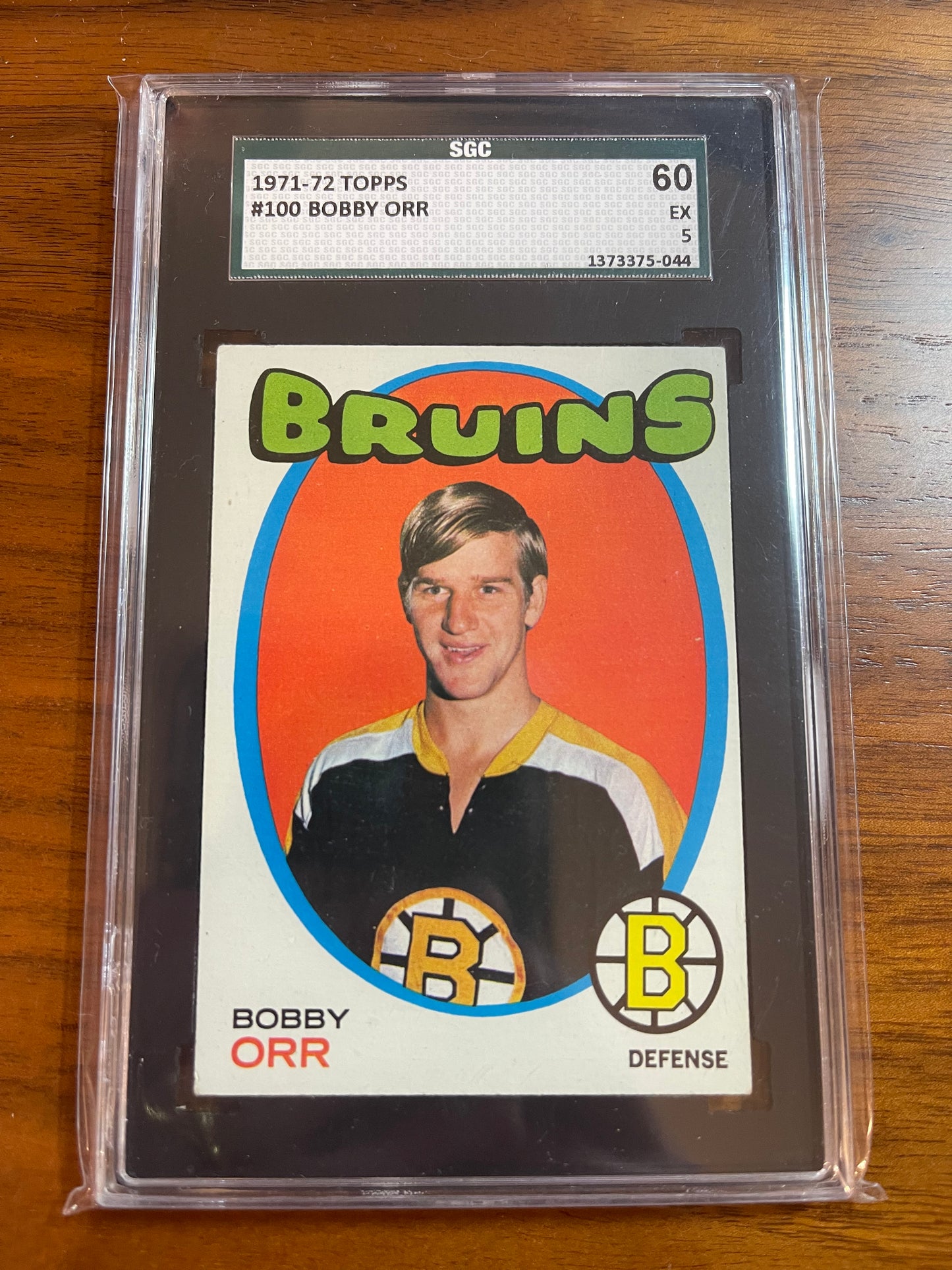 BOBBY ORR - 1971 Topps #100, SGC 5 (60)