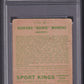 HOWIE MORENZ - 1933 Sport Kings Hockey #24, PSA 1