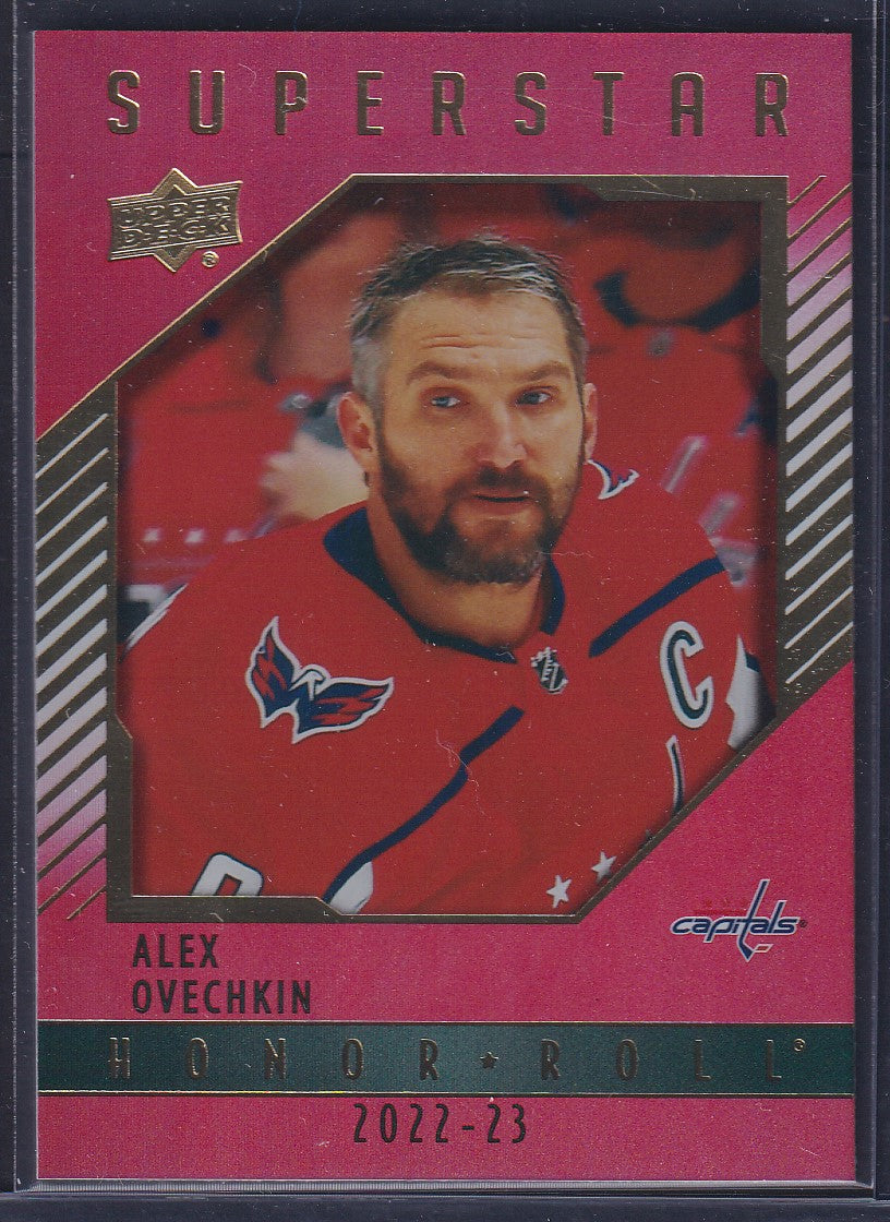 ALEX OVECHKIN - 2022 Upper Deck Superstar Honor Roll RED #HR-27