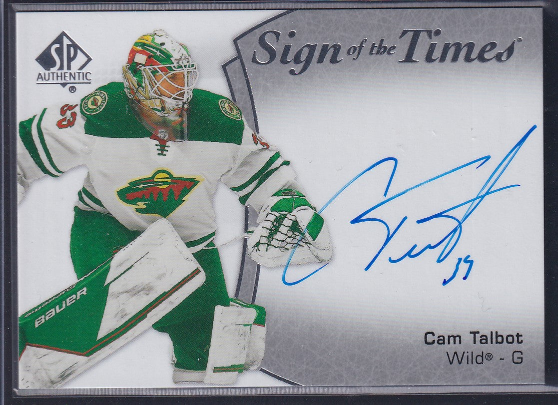CAM TALBOT - 2021 SP Authentic Sign of the Times Auto #SOTT-CT