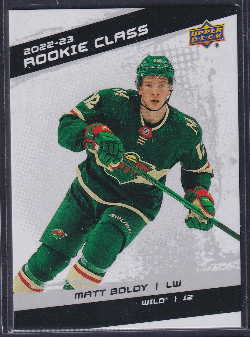 MATT BOLDY - 2022 Upper Deck Rookie Class #RC-1