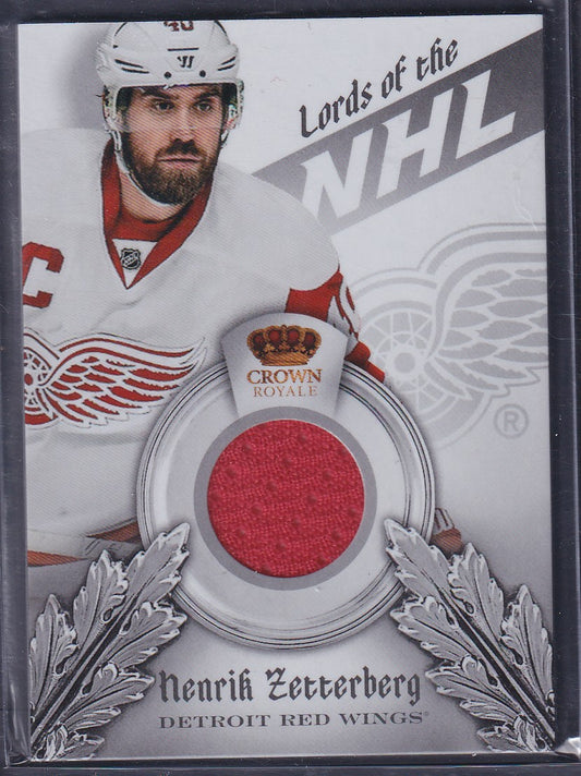 HENRIK ZETTERBERG - 2013 Panini Crown Royale Lords of the NHL Patch #L-HZ