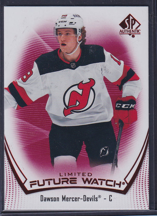 DAWSON MERCER - 2021 SP Authentic Future Watch RED #176