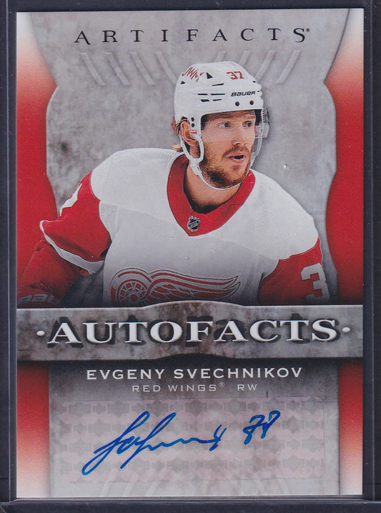 EVGENY SVECHNIKOV - 2021 Upper Deck Artifacts Autofacts Auto #AF-ES